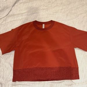 Athleta Cropped Short-Sleeve Shirt